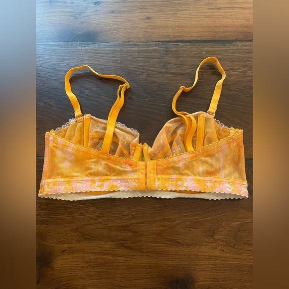 Savage X Fenty Orange and Pink Lacey Bra - Picture 4 of 6